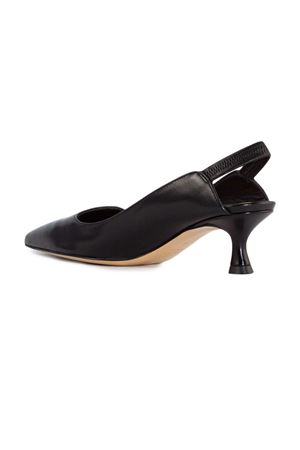 Black leather slingback MARA BINI | S158NERO